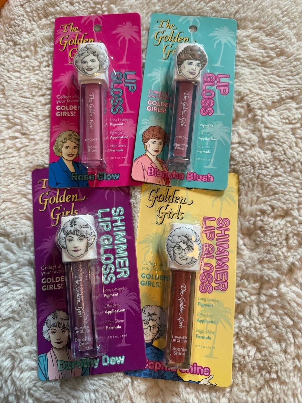 Lip Gloss Duo - Rose Glow, Blanche Blush, Dorothy Dew, Sophia Shine